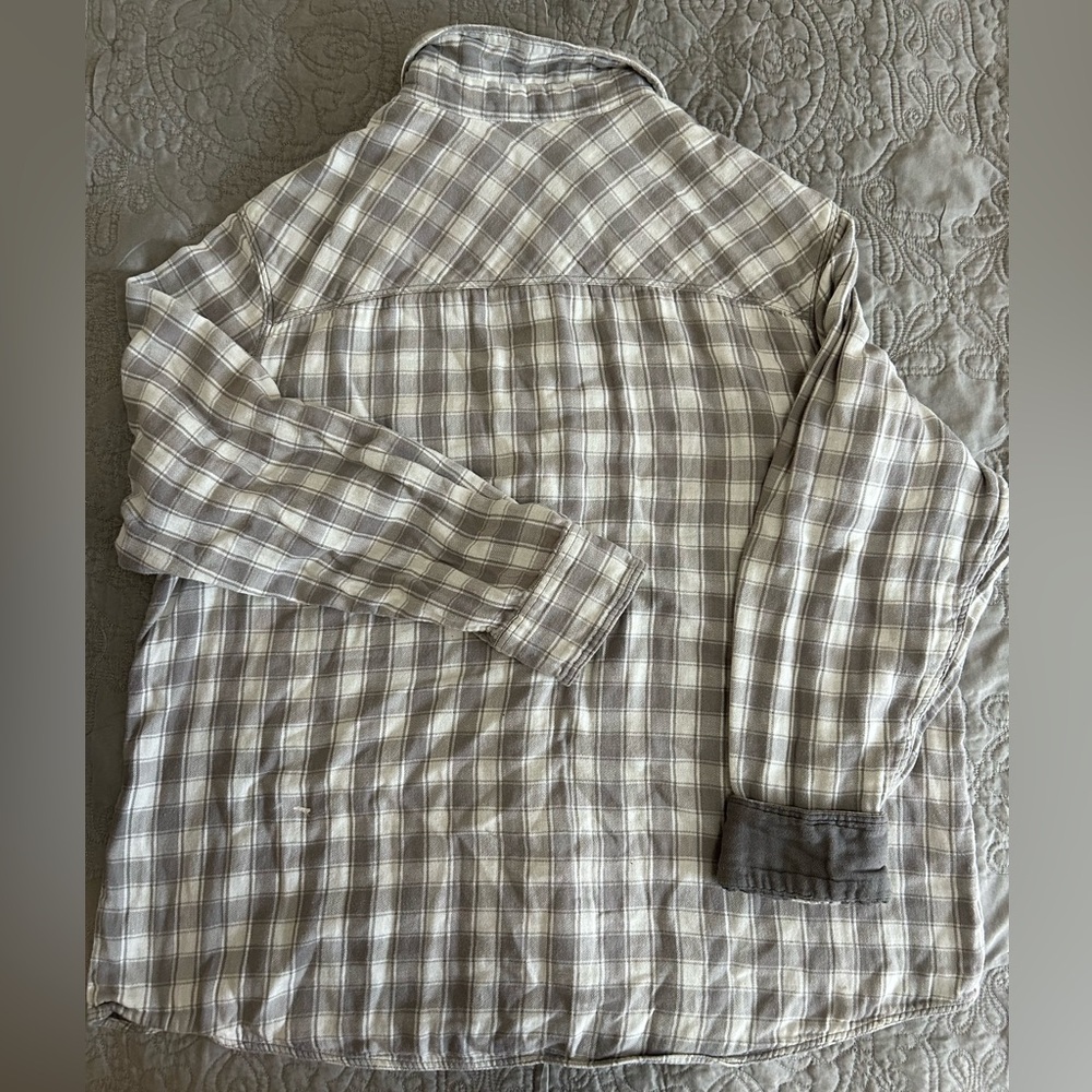 Plaid Button-Up Shirt - Picture 2 of 4
